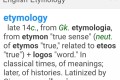 英语词源词典 English Etymology