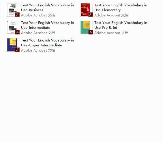 [搬运][英语]Cambridge English Vocabulary in Use最全合集！包括书籍和CD！
