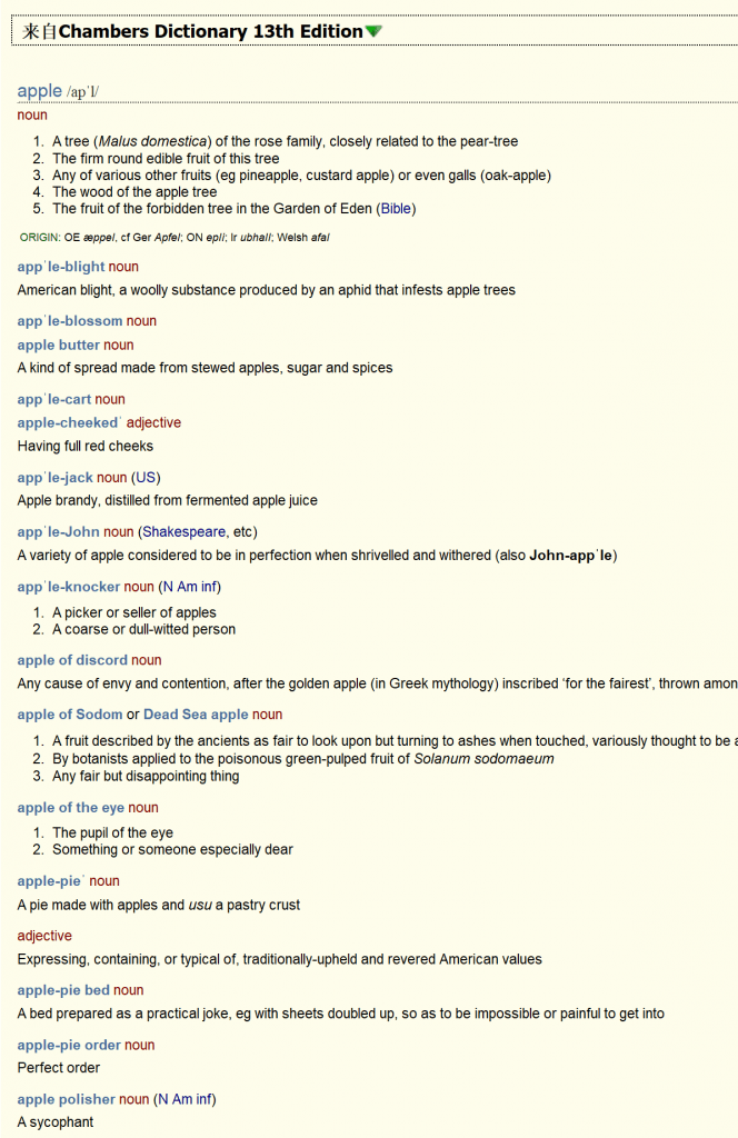 Chambers Dictionary 13th FreeMdict