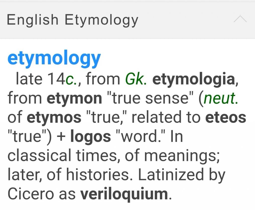 英语词源词典 English Etymology