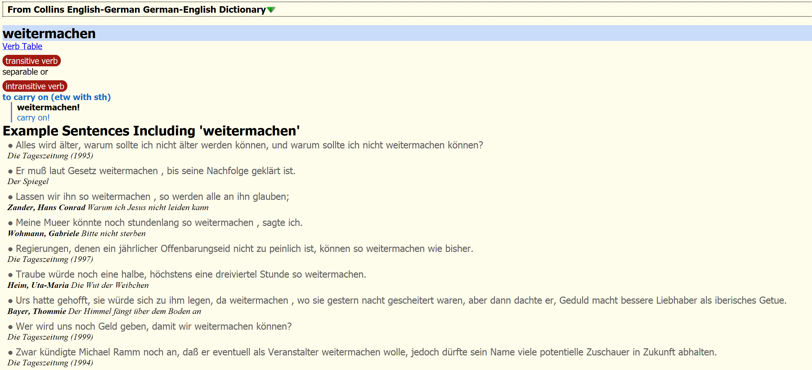 Collins English-German German-English Dictionary