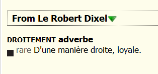 Le Robert Dixel