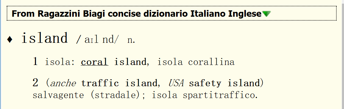 il Ragazzini/Biagi concise Dizionario Inglese-Italiano